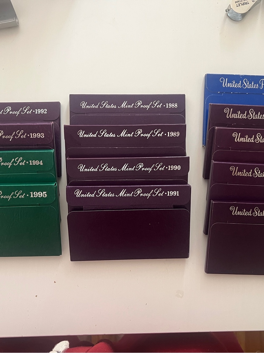1983 to 1995 lot of 13 US Mint Proof Set